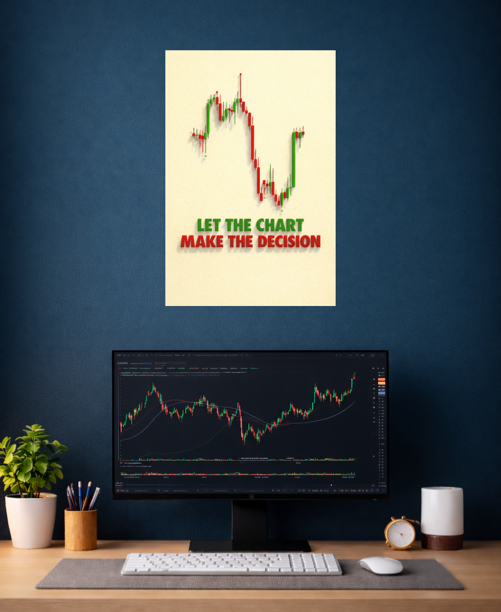 Let The Chart Make The Decision .Poster
