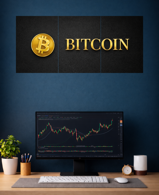Bitcoin #3 Split Poster