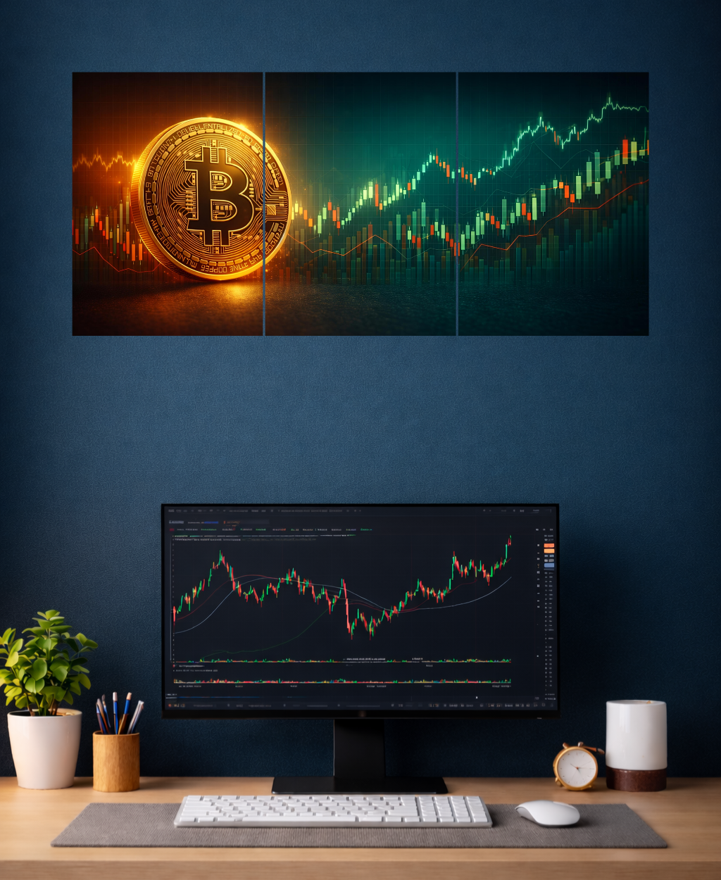 Bitcoin #3 Split Poster