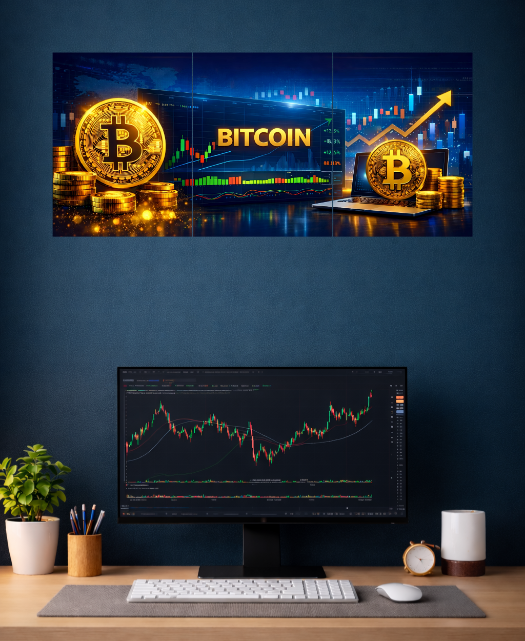 Bitcoin #3 Split Poster
