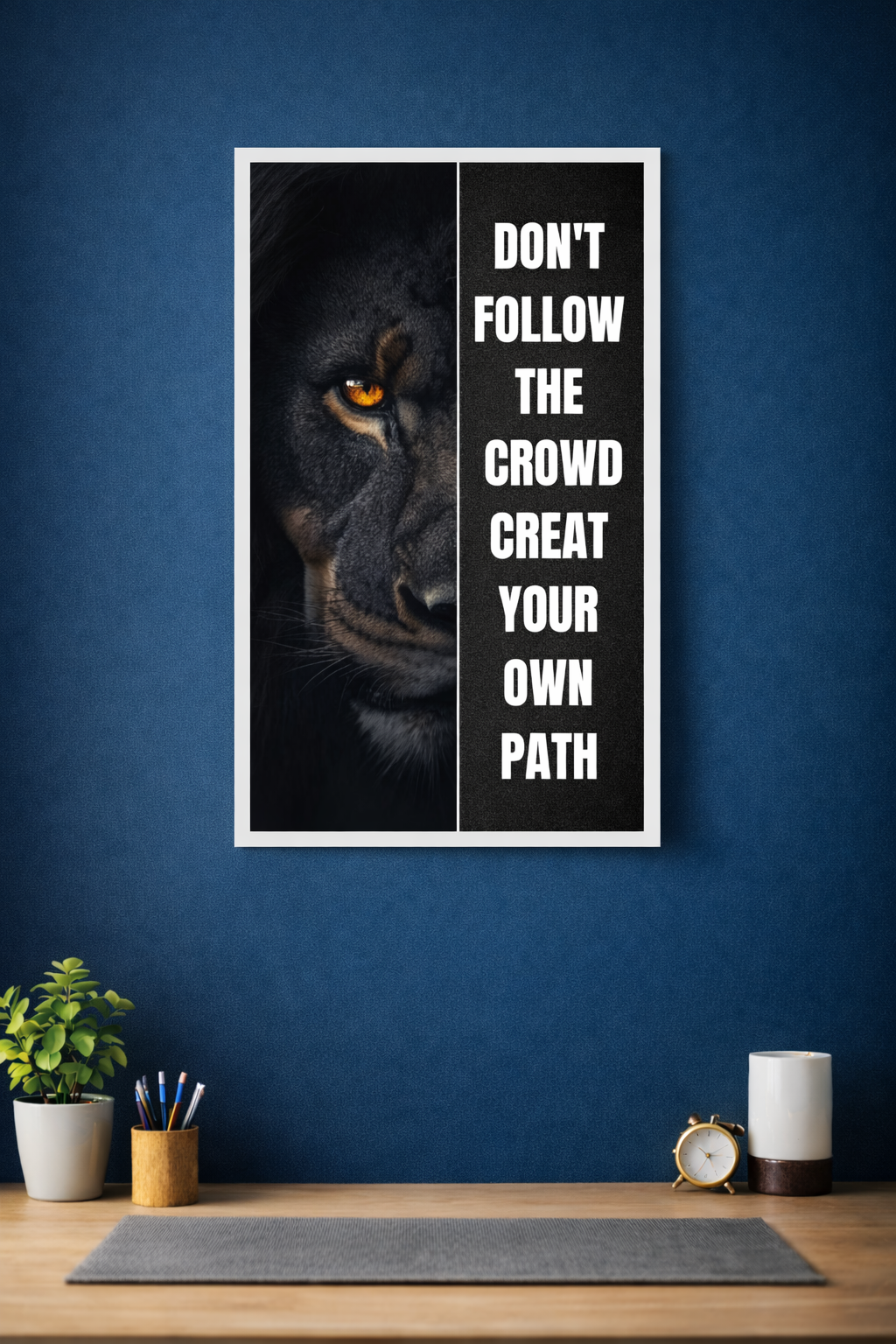 Don't follow the crowd, create your own path path